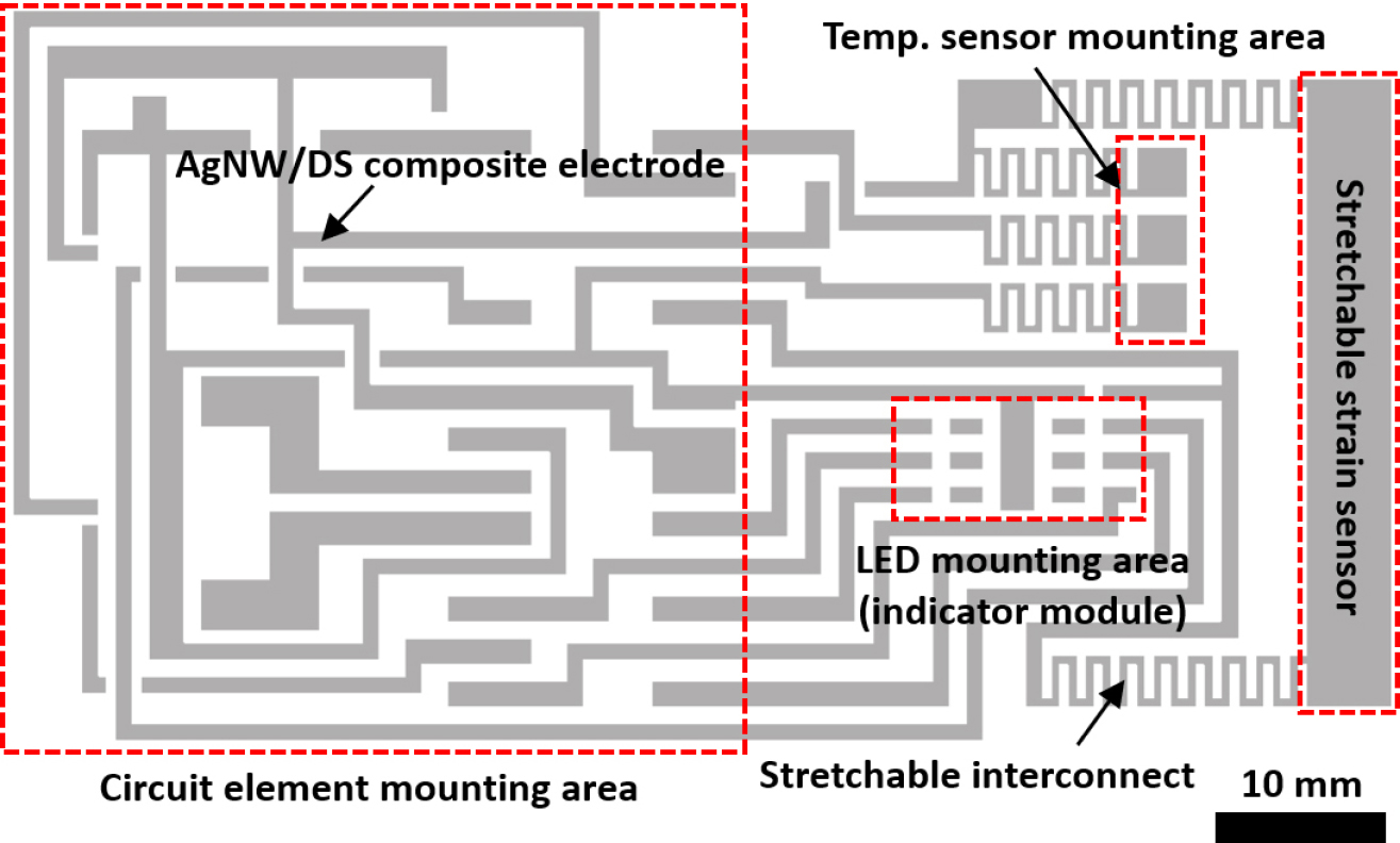 Fabrication of Wearable Sensor System Based on Stretchable Polymer  Composite Electrode